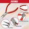 A2Z Scilab Jewelry Making Pliers Round Nose Professional Repair Stainless Steel Tool with Cushion Grip A2Z-ZR943 - alternate 2